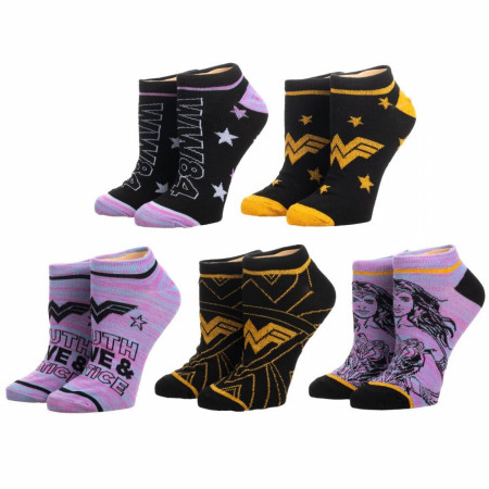 Wonder Woman 1984 5-Pair Pack of Ankle Socks